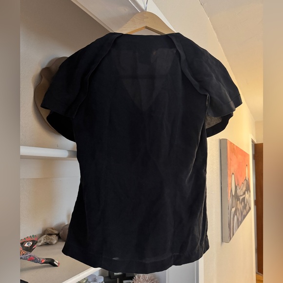 Tory Burch Black Silk Blouse - Picture 2 of 6